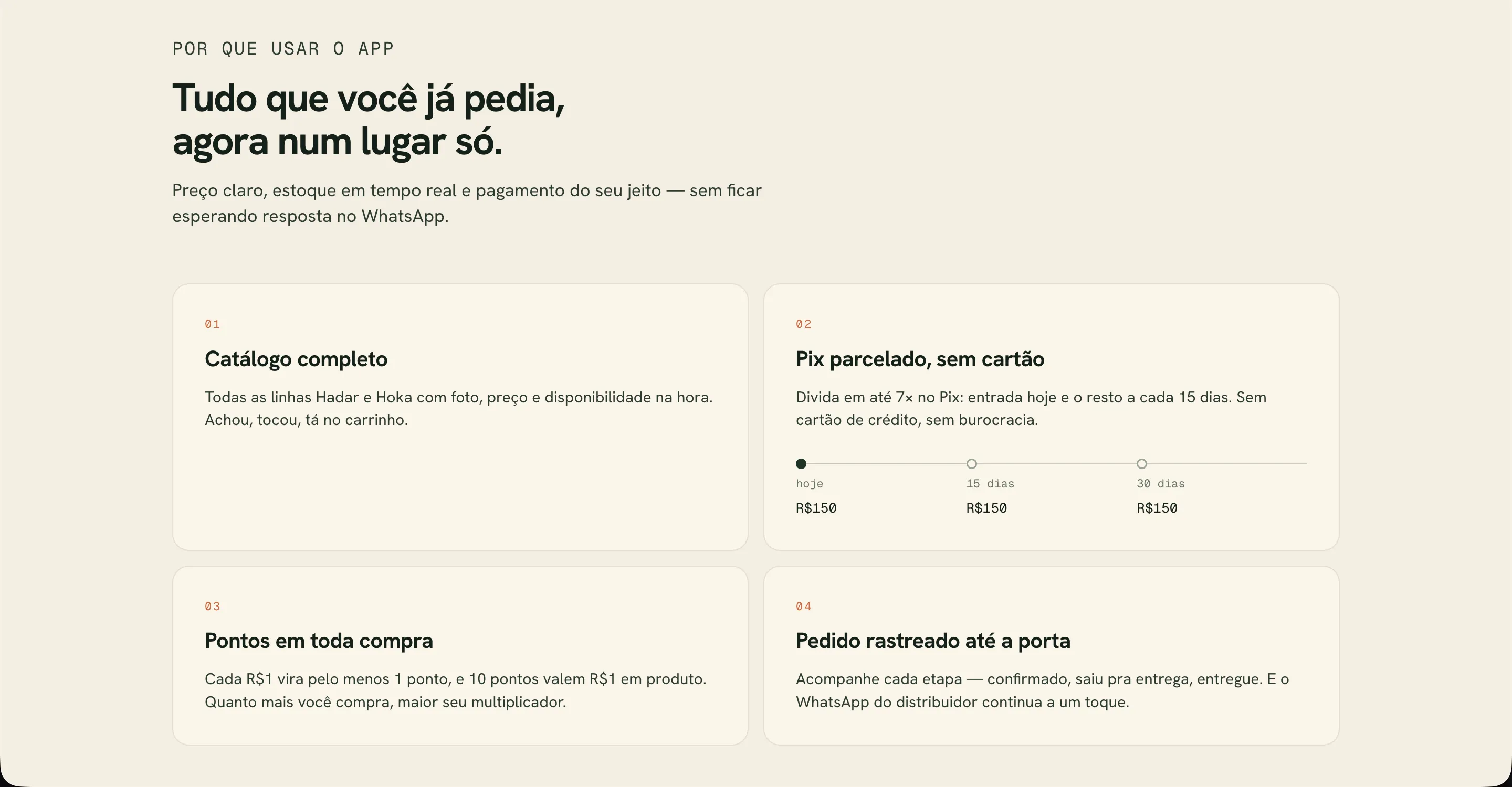 Hadar — recursos