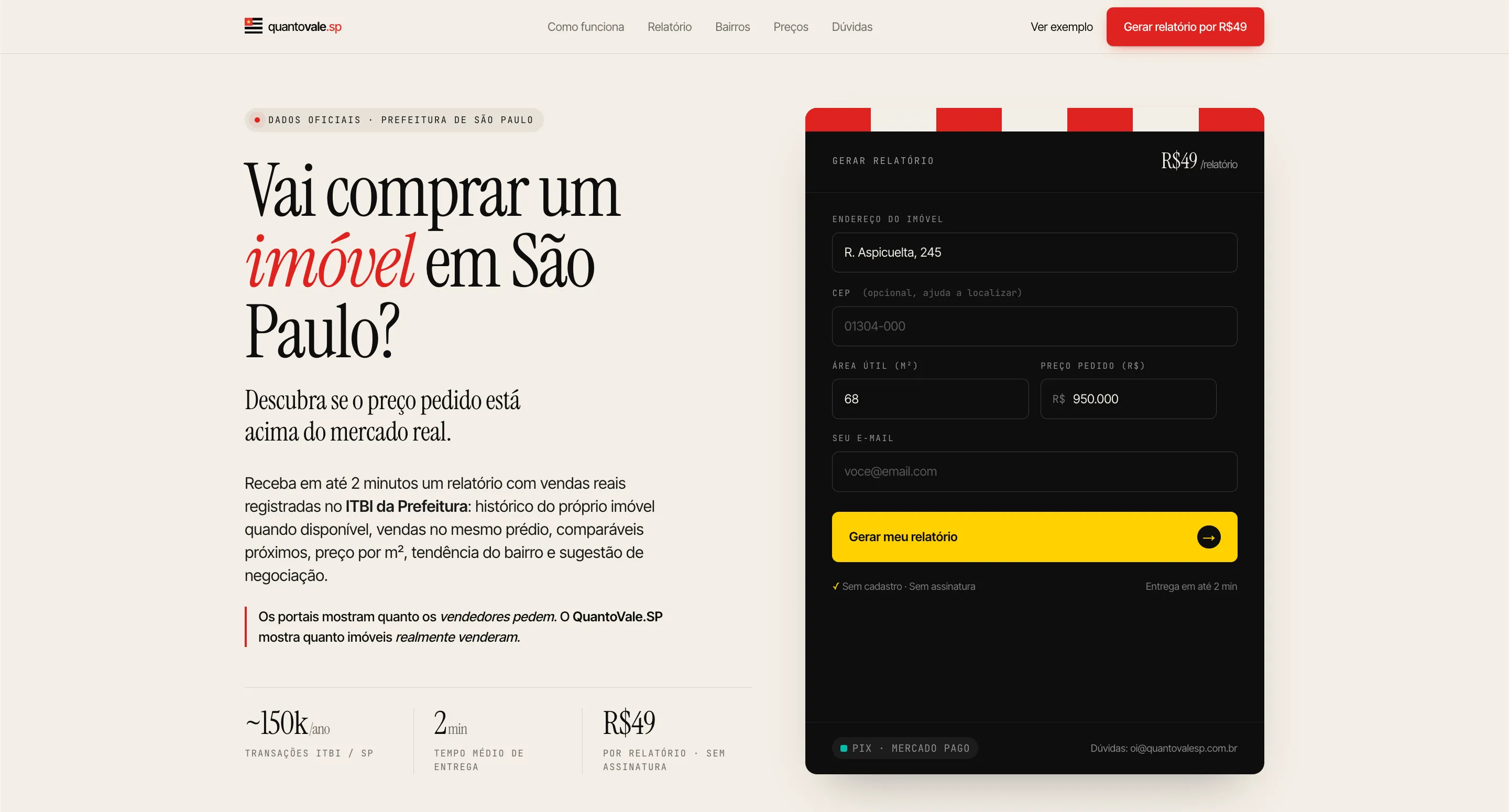 QuantoVale.SP